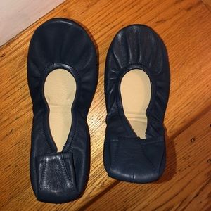 Navy blue storehouse flats (size 9)